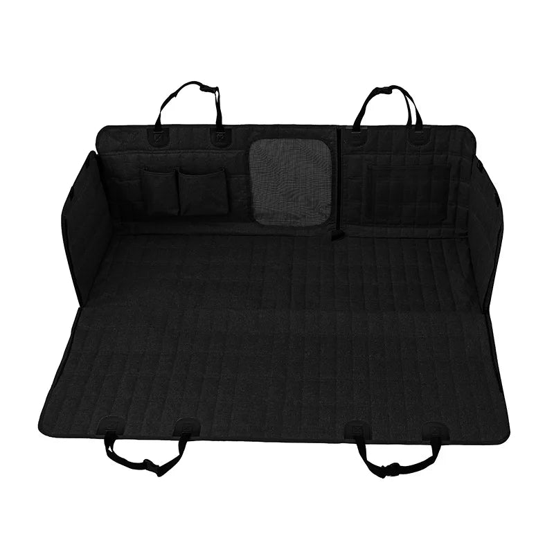 Dog Car Seat Cover Waterproof Pet Dog Carriers Travel Mat Hammock For Small Medium Large Dogs Car Rear Back Seat Safety Pad