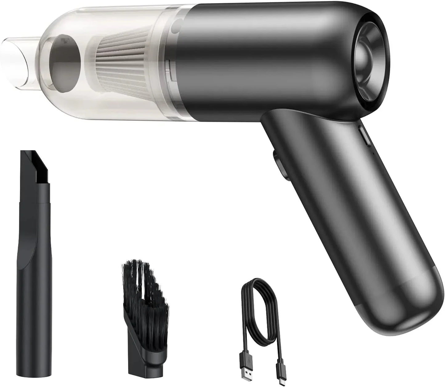 Mini Handheld Car Vacuum Cleaner Wireless High Power Dual Suction And Blower for Interior Cleaning