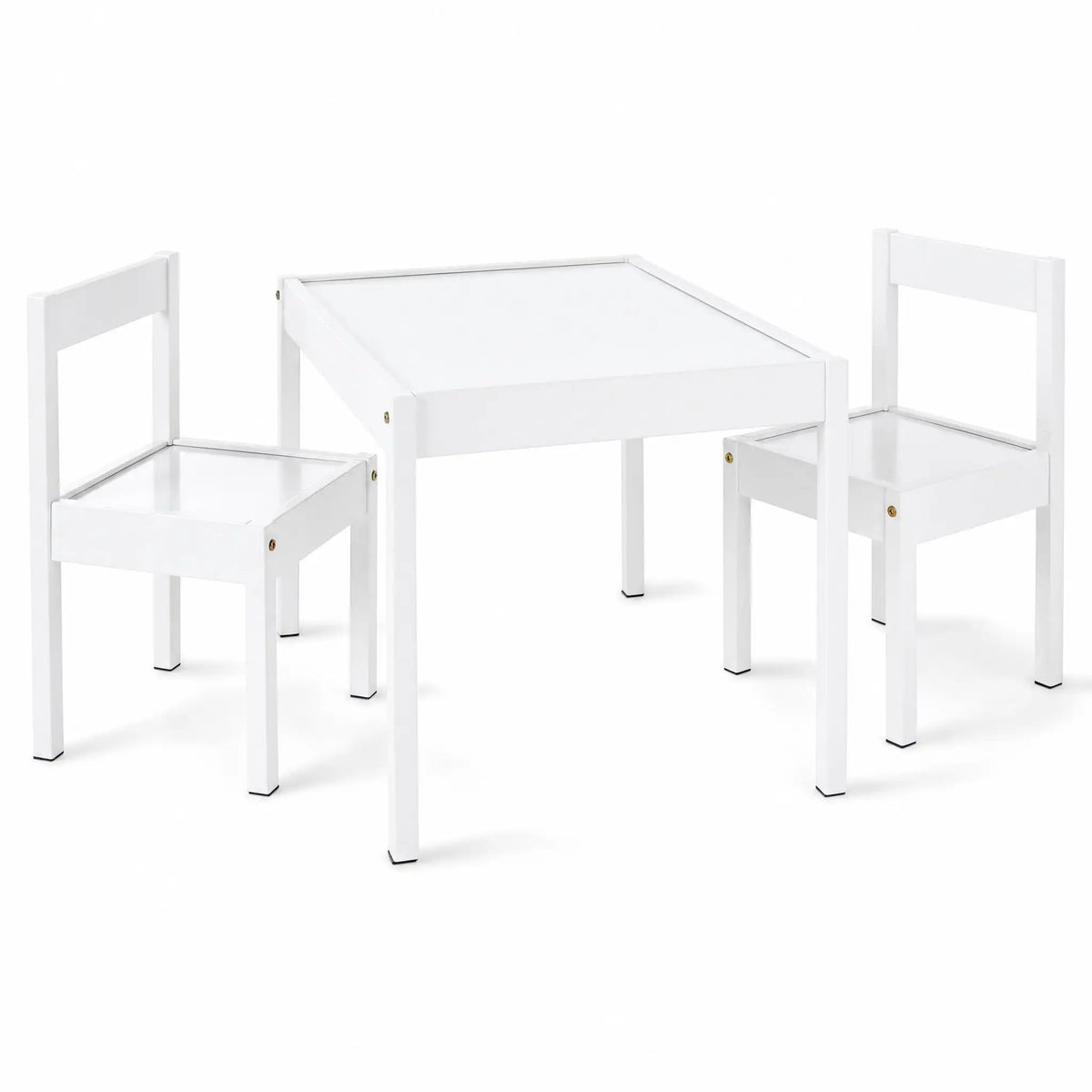 Mainstays Kids 3-Piece Dry Erase Activity Table and Chair Set for Learning, Drawing & Creative Play, Pink