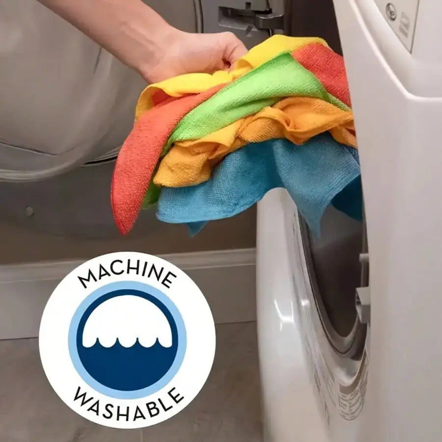 10/20 Pack Microfiber Cleaning Cloths, Multicolor Reusable Lint Free Cleaning Towels, Highly Absorbent Fast Drying Scratch-Free Cleaning Rags For Kitchen Dishes, Car Detailing, Window, Furniture & All Household Surfaces