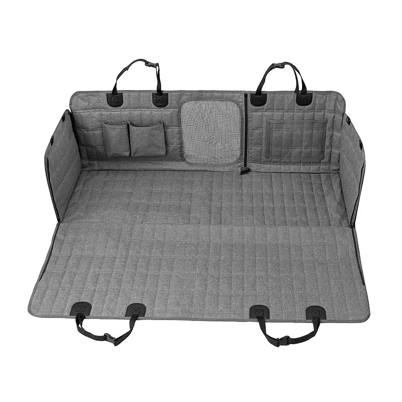 Dog Car Seat Cover Waterproof Pet Dog Carriers Travel Mat Hammock For Small Medium Large Dogs Car Rear Back Seat Safety Pad