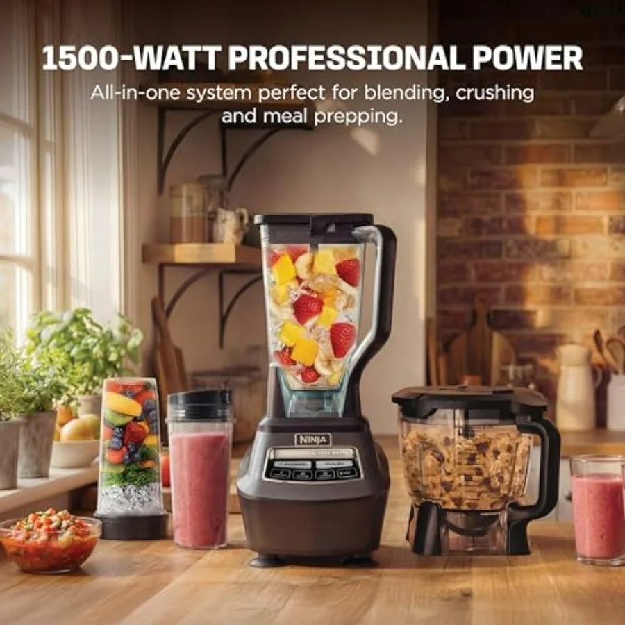Multifunctional Blender And Food Processor With Powerful 1500 Watt Motor