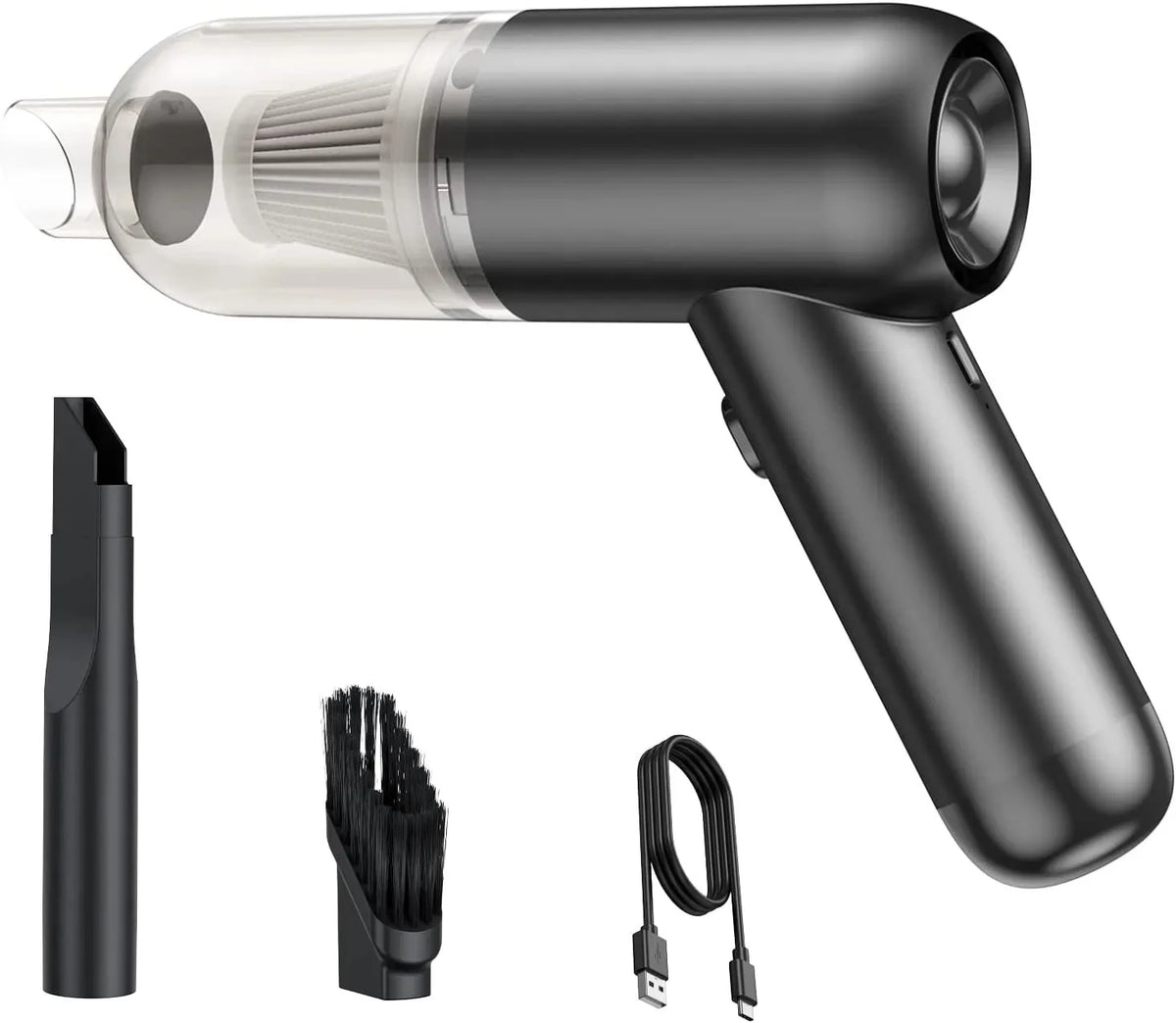Mini Handheld Car Vacuum Cleaner Wireless High Power Dual Suction And Blower for Interior Cleaning