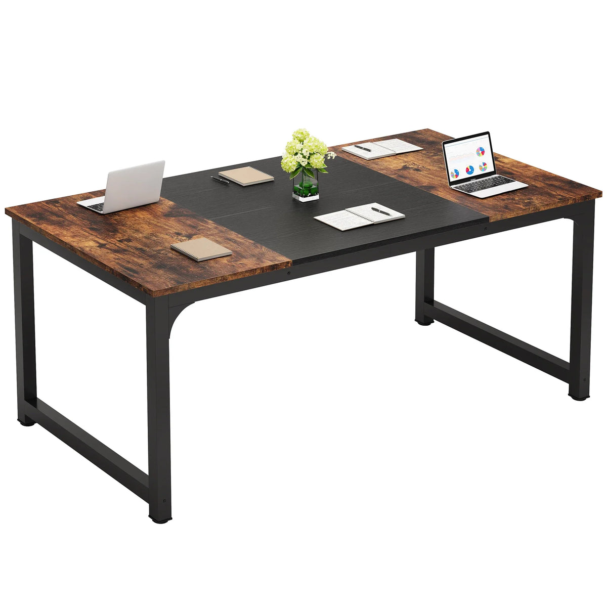 Tribesigns Modern Wooden Computer Desk for Home Office Workstation