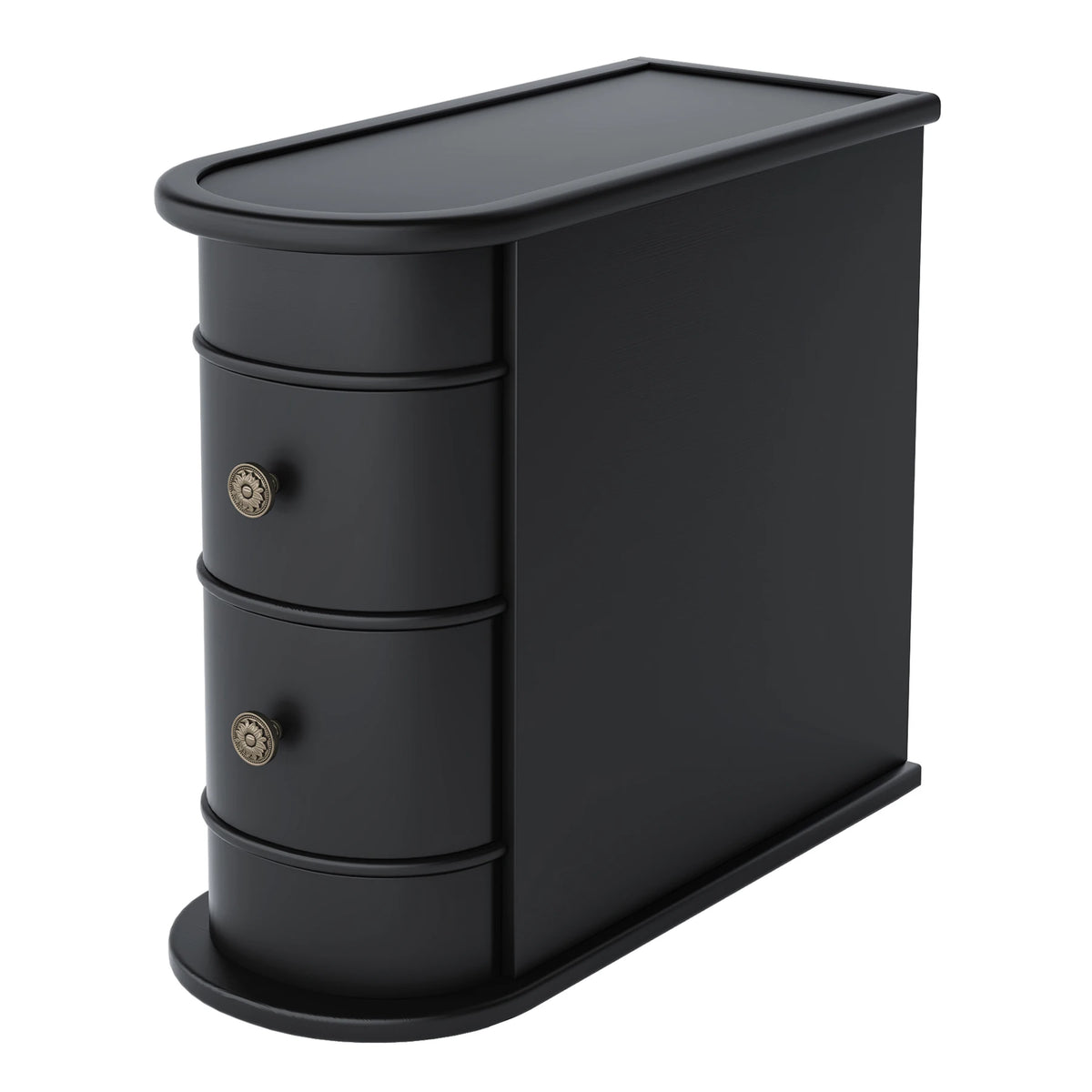Tribesigns Solid Wood Bedroom End Table Nightstand With Drawer Furniture