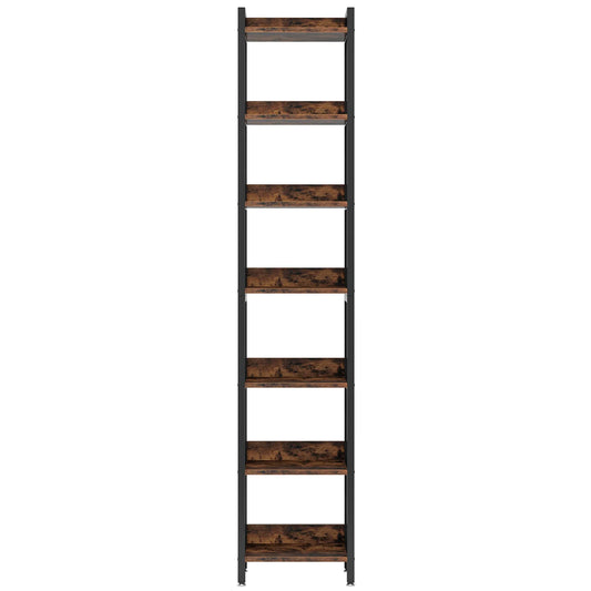 Tribesigns Narrow 7-Tier Bookshelf for Small Spaces