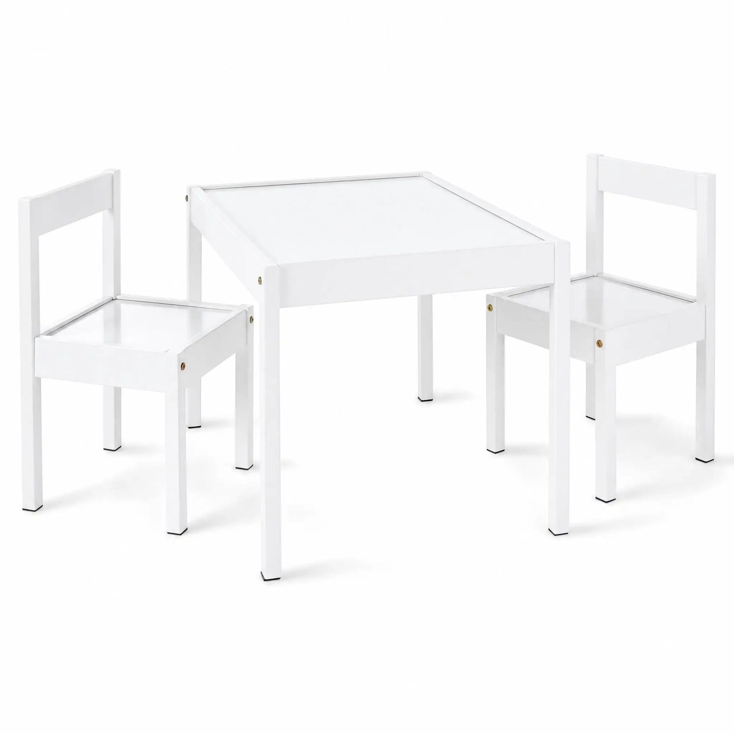 Mainstays Kids 3-Piece Dry Erase Activity Table and Chair Set for Learning, Drawing & Creative Play, Pink