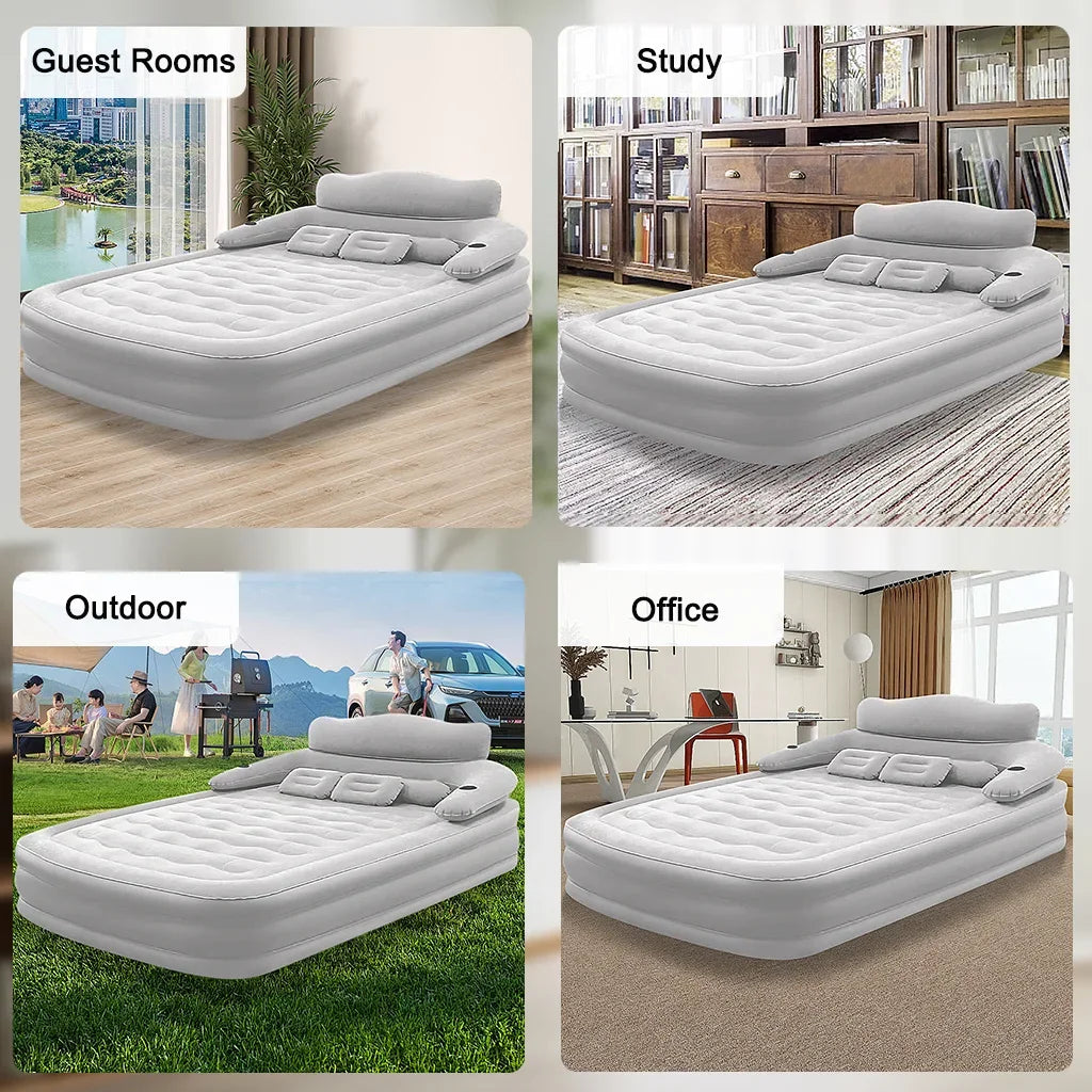 Automatic Inflatable Camping Mattress Built In Pump Thickened Sleeping Mat