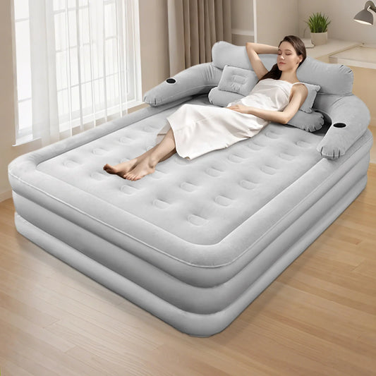 Automatic Inflatable Camping Mattress Built In Pump Thickened Sleeping Mat