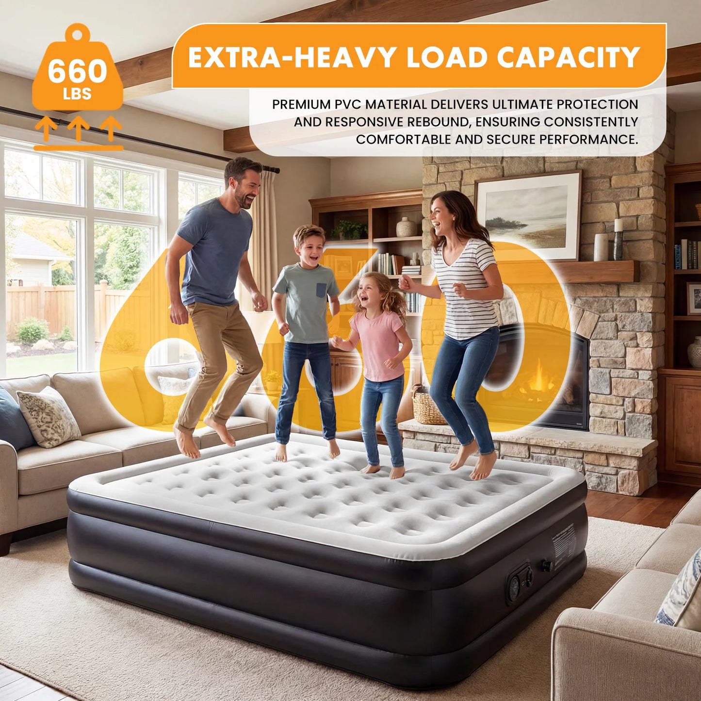 MCQ Gel Foam Mattress With High Capacity Pump For Camping