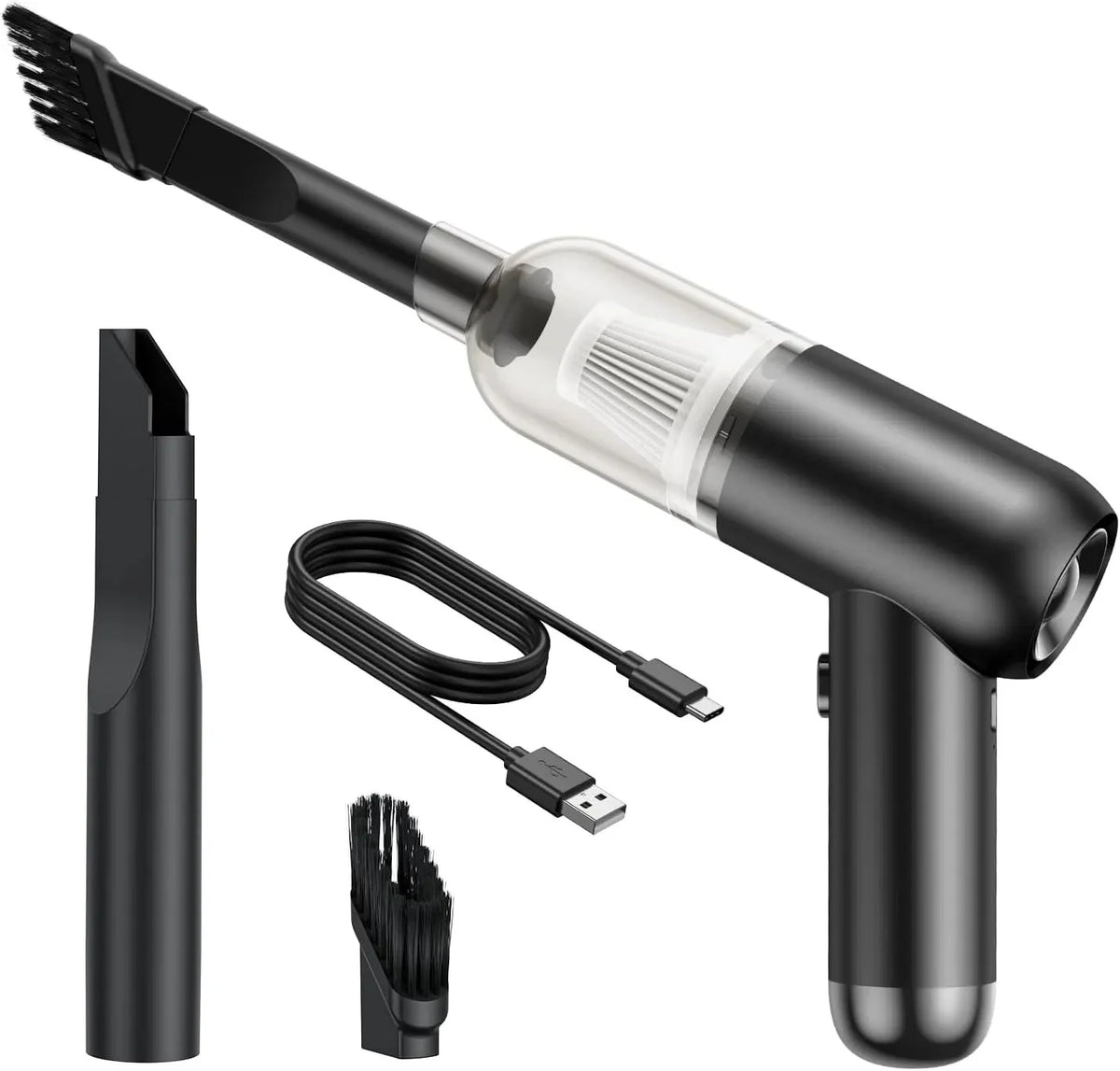 Mini Handheld Car Vacuum Cleaner Wireless High Power Dual Suction And Blower for Interior Cleaning