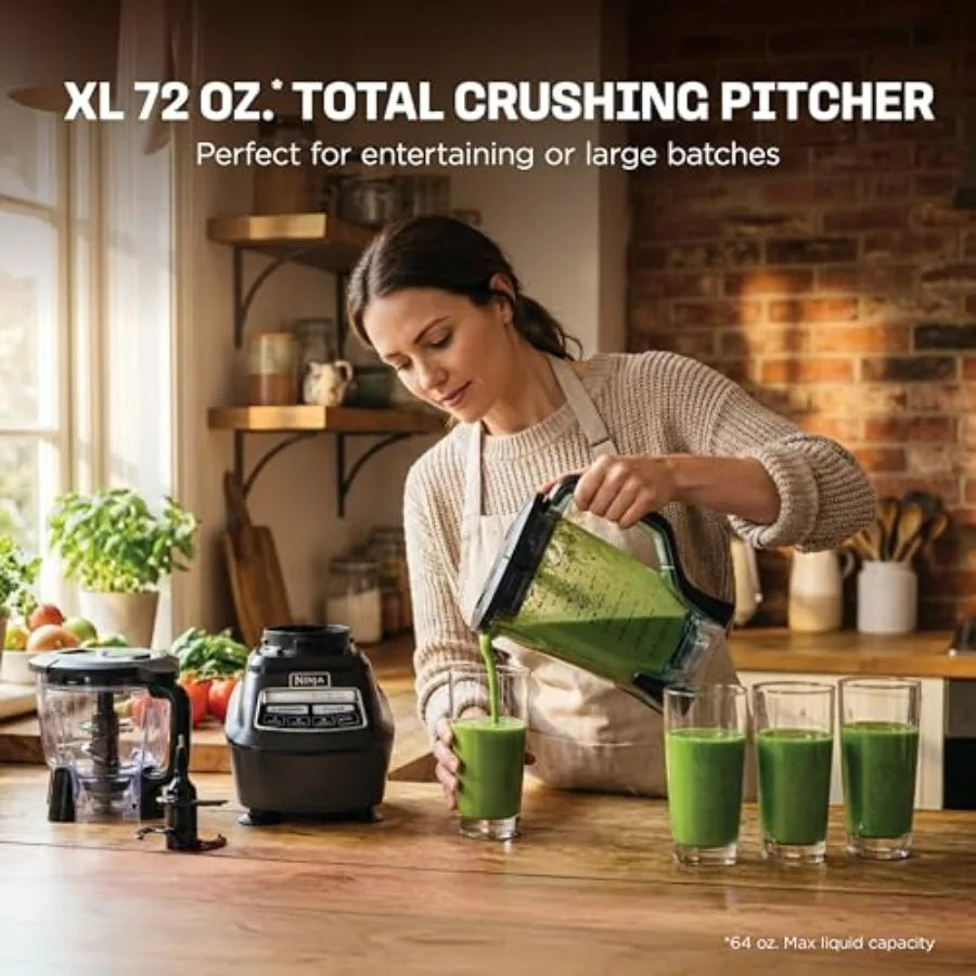 Multifunctional Blender And Food Processor With Powerful 1500 Watt Motor