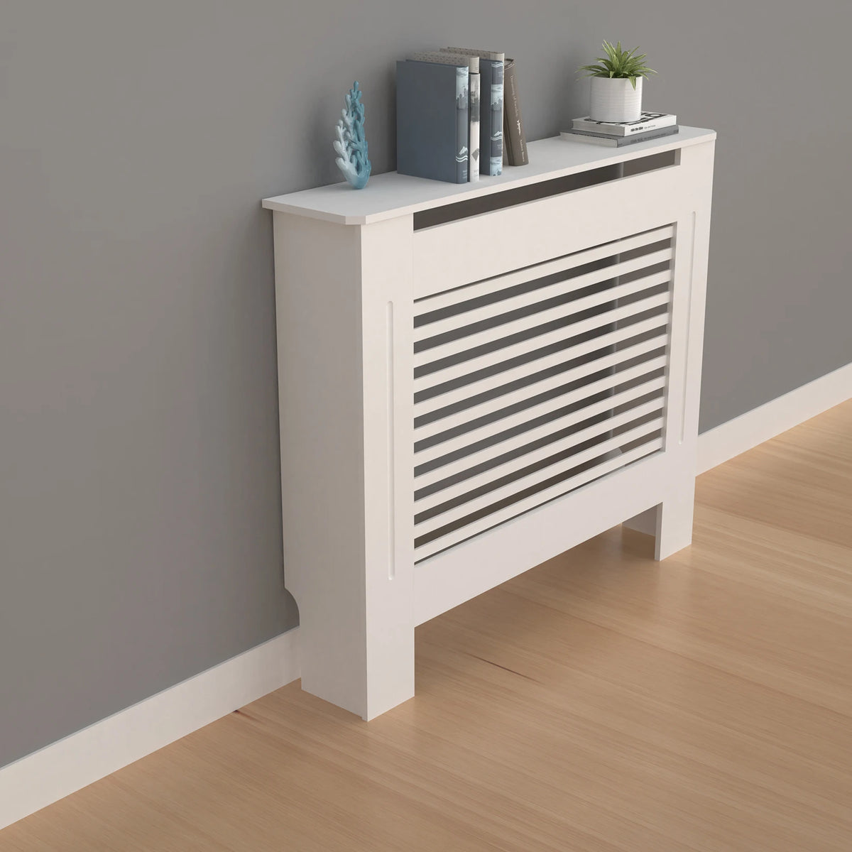 36.2 Inch Tall Large Radiator Cover Horizontal Vertical Cabinet Mdf Grill Shelf S/M/L/XL
