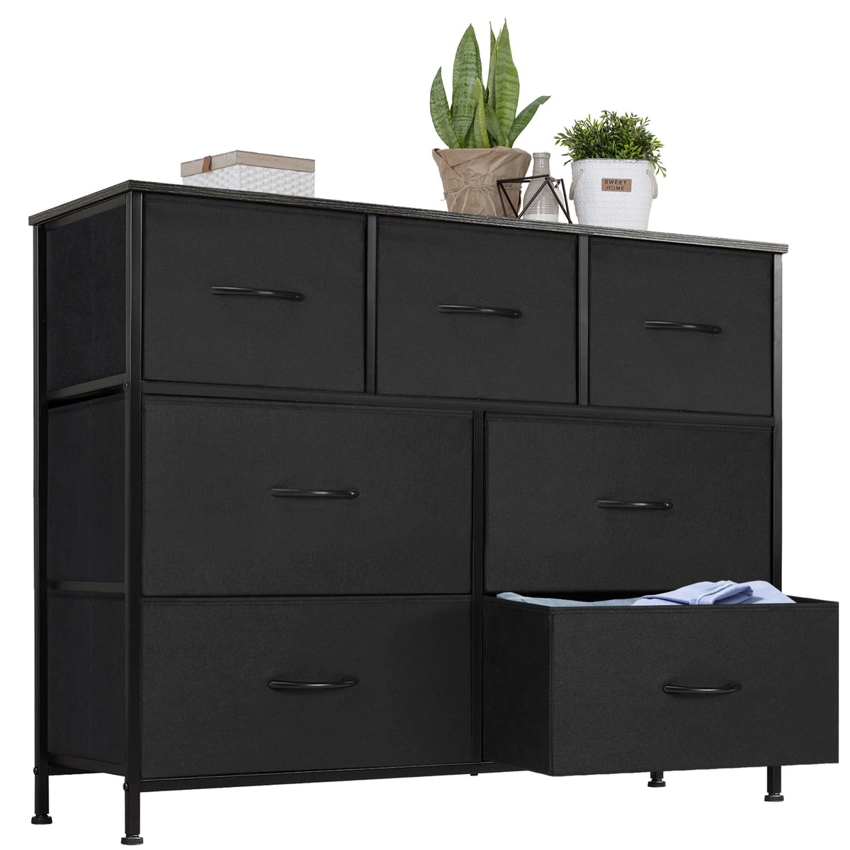 JHK Modern Bedroom Furniture Storage Fabric Drawer Organizer Chest