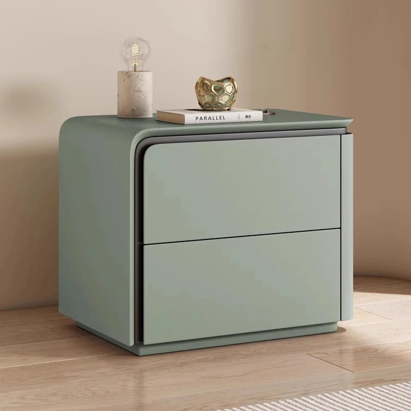 Angduo Modern Wooden Nightstand Storage Bedside Table For Bedroom Furniture
