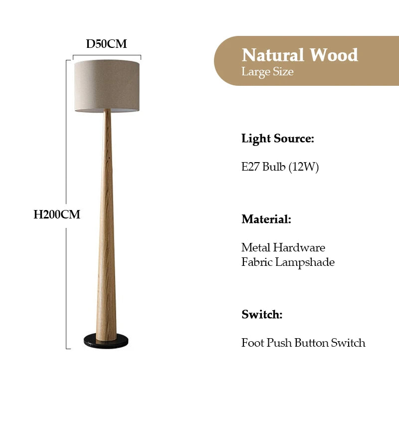 Tapnm Modern LED Floor Standing Lamp Living Room Bedroom Decor