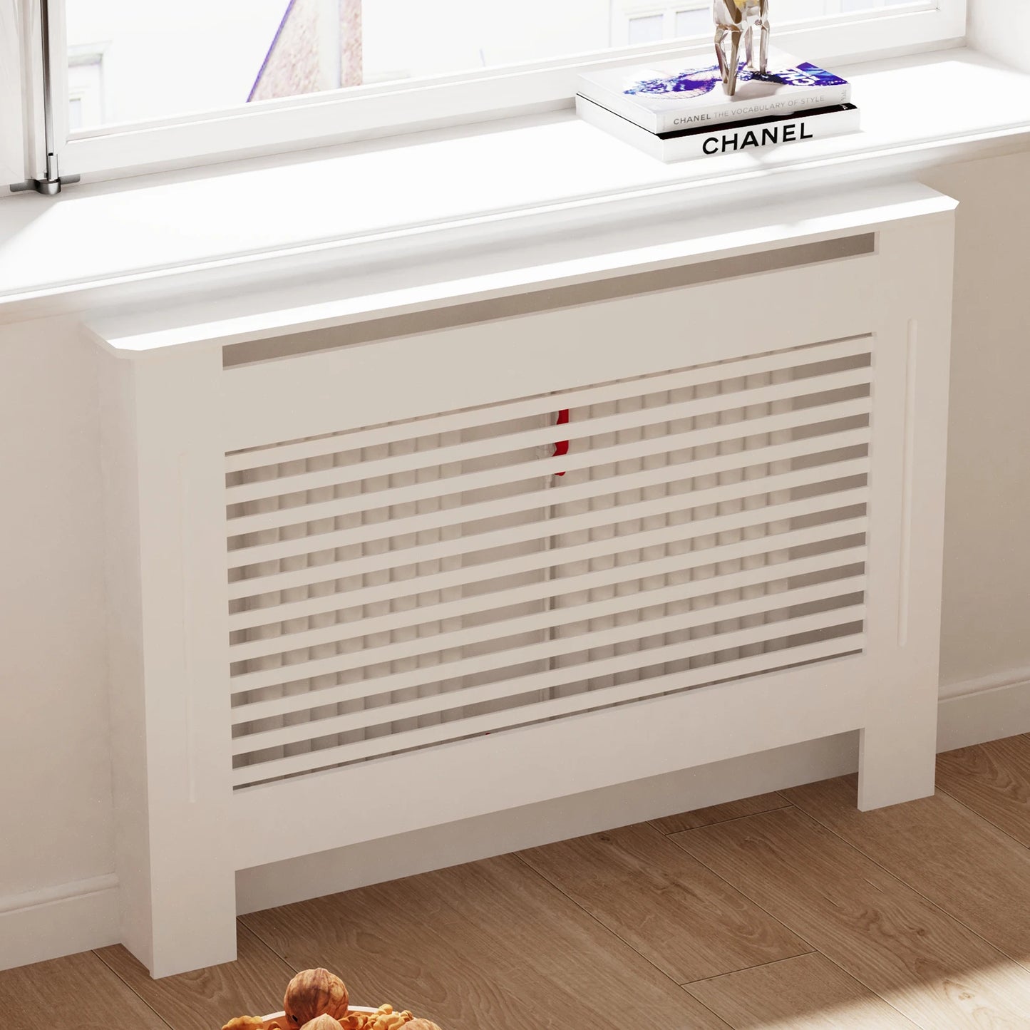 36.2 Inch Tall Large Radiator Cover Horizontal Vertical Cabinet Mdf Grill Shelf S/M/L/XL
