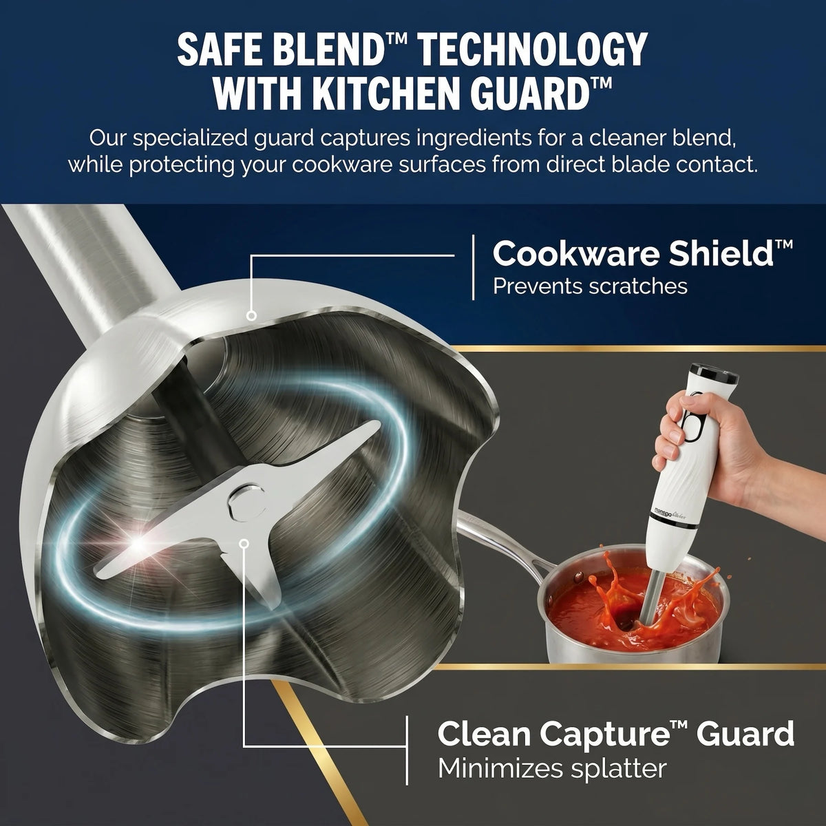 Erabros 4 In 1 Multifunctional Electric Hand Blender With Whisk