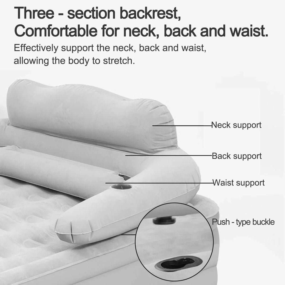 Automatic Inflatable Camping Mattress Built In Pump Thickened Sleeping Mat