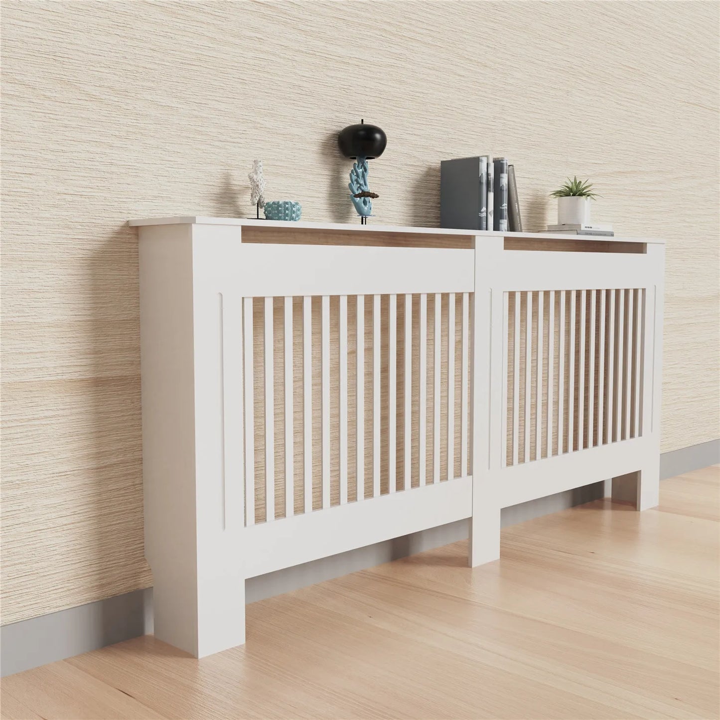 36.2 Inch Tall Large Radiator Cover Horizontal Vertical Cabinet Mdf Grill Shelf S/M/L/XL